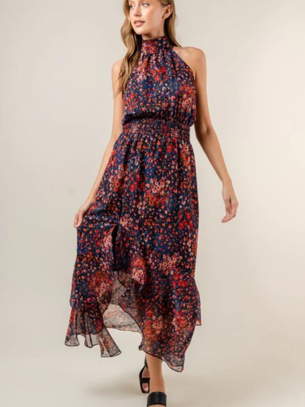 Fore Floral Galaxy Maxi Dress